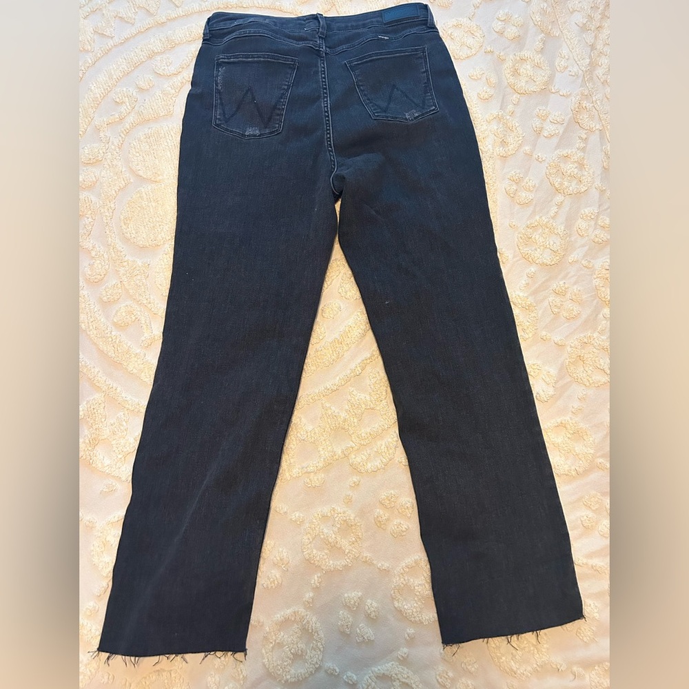 Wrangler Black High Rise Straight Leg Jeans